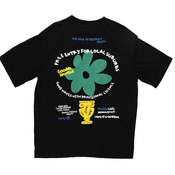 Goodies Sportive T-Shirt Noir Homme Vue de Dos