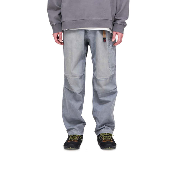 Gramicci Pantalon Stone Olive Vue de face mannequin
