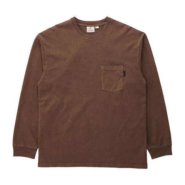 Gramicci T-shirt Longue Manche Brun vue de face
