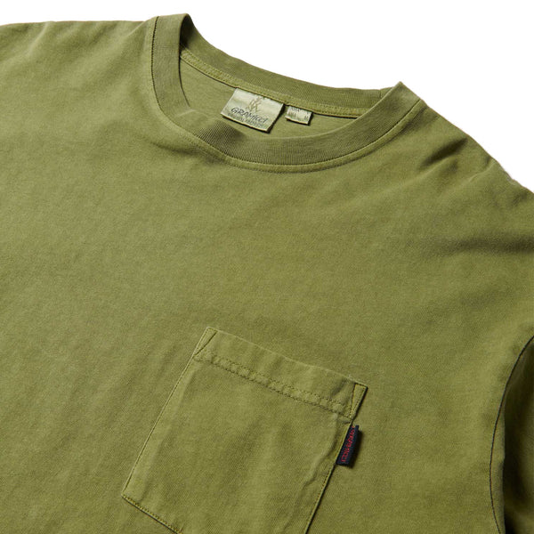 Gramicci T-shirt Longue Manche Pistache vue detail
