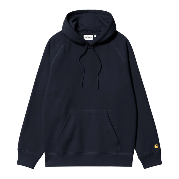 Hooded Chase Sweat // Dark Navy/Gold