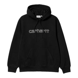 Sweats à capuche - Carhartt WIP - Hooded Elzy Sweat // Black/Wax - Stoemp