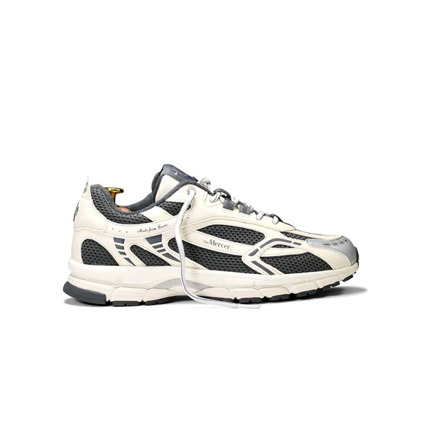 Sneakers Mercer Amsterdam femmes en cactus blanches et grises vue de profil