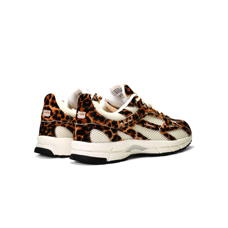 Sneakers Mercer Amsterdam femmes leopard vue de l'arrière