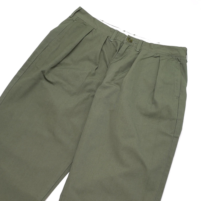 Twill Part TImer Pant // Olive