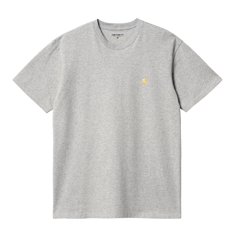 SS Chase T-shirt // Grey Heather/Gold
