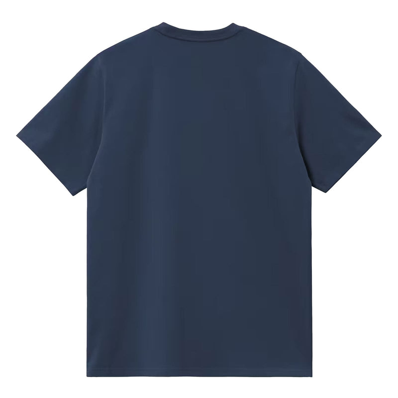 T-shirt Carhartt Chase Bleu vue de dos 