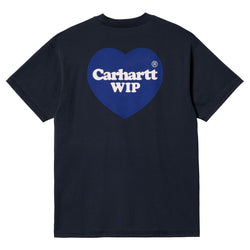 T-shirts - Carhartt WIP - SS Double Heart T-shirt // Blue - Stoemp