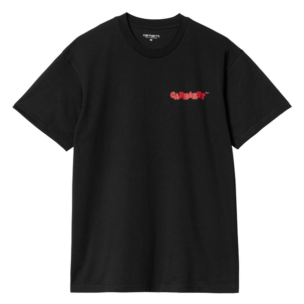 SS Fast Food T-shirt // Black/Red