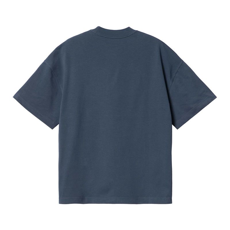 SS Link Script T-shirt // Blue/White