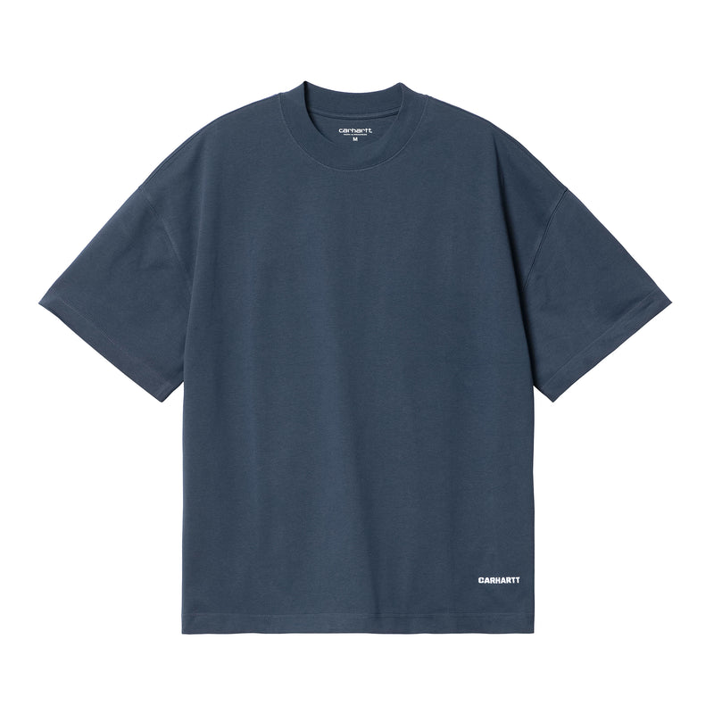 SS Link Script T-shirt // Blue/White