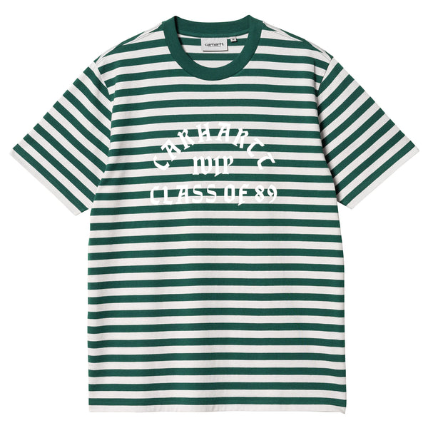 SS Scotty Athletic T-shirt // Scotty Stripe/Chervil