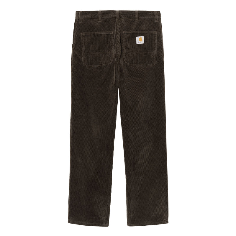 Pantalon Carhartt en velours brun vue de dos 