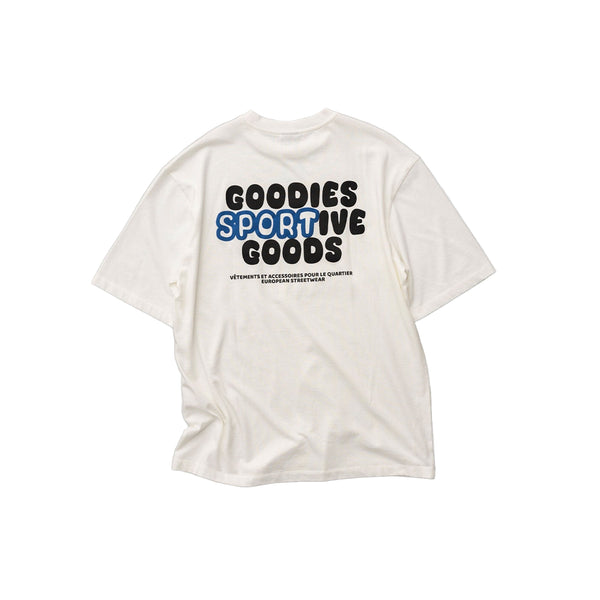 Goodies sportive goods t-shirt blanc de dos