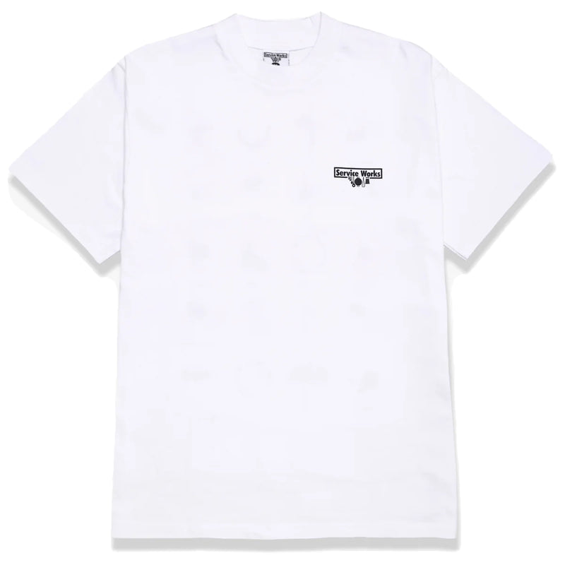 Wine Spill T-shirt // White