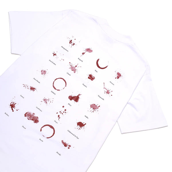 Wine Spill T-shirt // White