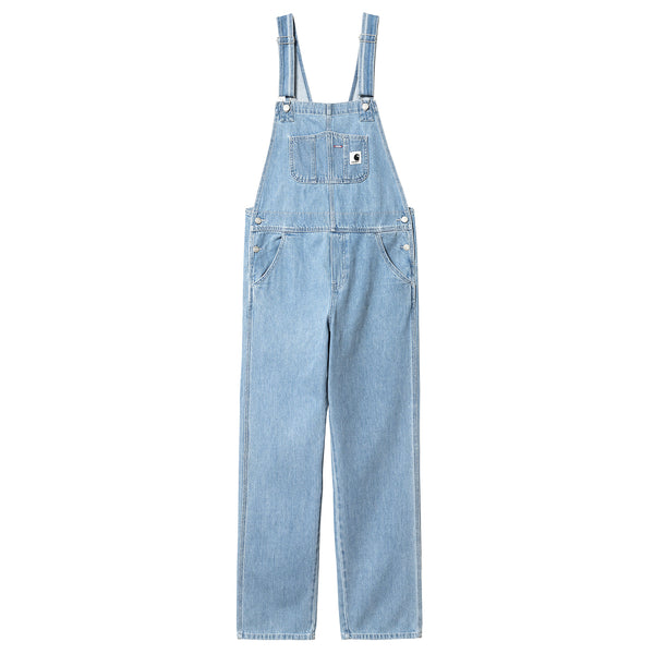 W' Bib Overall Straight // Blue Stone Bleached