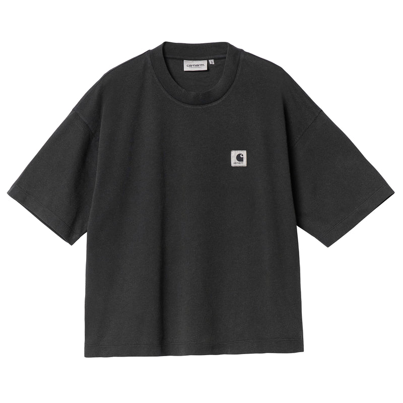 W' SS Nelson T-shirt // Black Garment Dyed