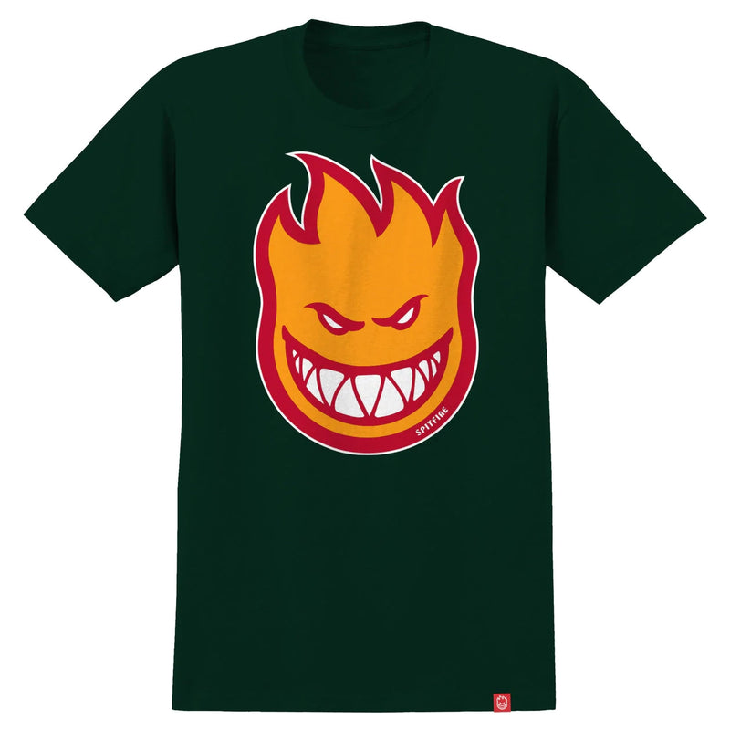 T-shirts - Spitfire - Bighead Fill Youth SS T-shirt // Forrest Green/Gold-Red - Stoemp