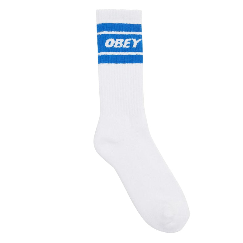 Chaussettes - Obey - Cooper II Socks // White/Princess Blue - Stoemp