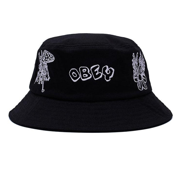 Casquettes & hats - Obey - Helpers Bucket Hat // Black - Stoemp