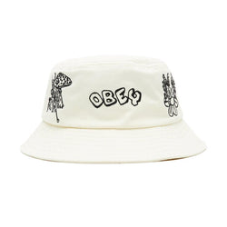 Casquettes & hats - Obey - Helpers Bucket Hat // Unbleached - Stoemp
