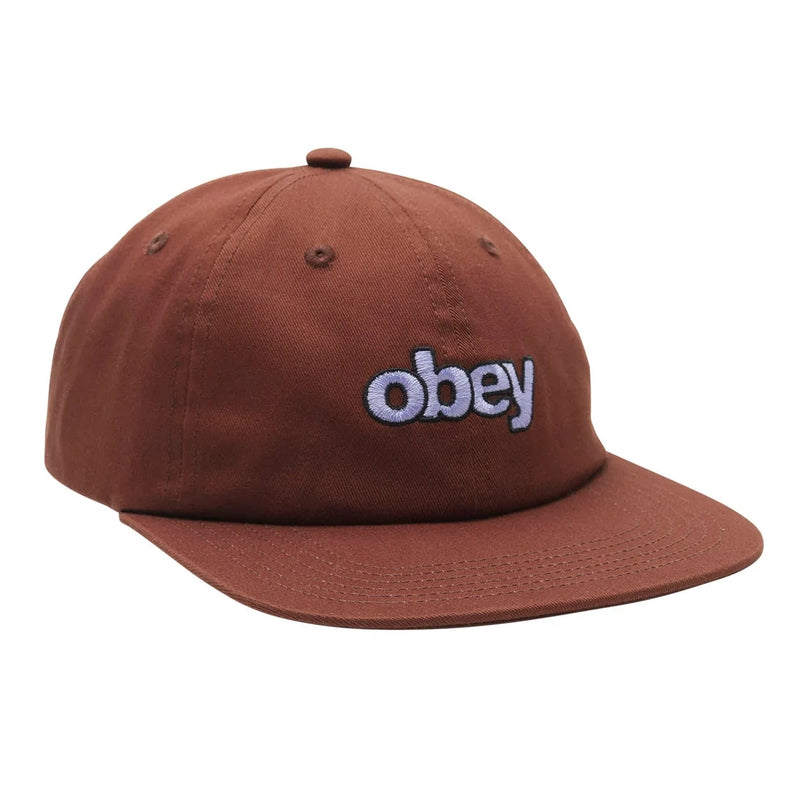 Casquettes & hats - Obey - Buzz Low Profile 6 Panel Snap // Sepia - Stoemp