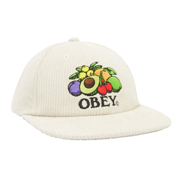 Casquettes & hats - Obey - Obey Fruit 6 Panel // Unbleached - Stoemp