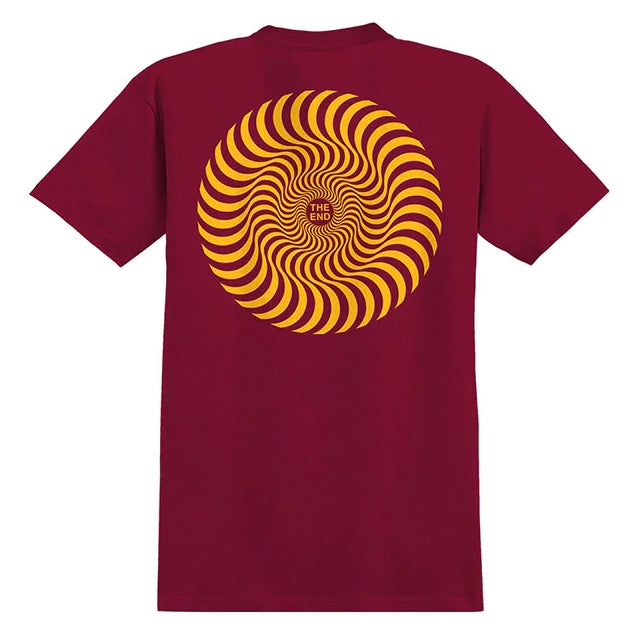 T-shirts - Spitfire - Classic Swirl Youth SS T-shirt // Cardinal/Gold - Stoemp