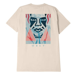 T-shirts - Obey - Obey Deco Icon Face Tee // Cream - Stoemp