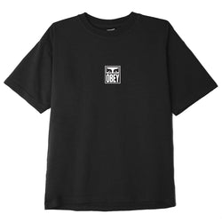 T-shirts - Obey - Eyes Icon 3 Tee // Off Black - Stoemp