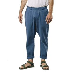 Pantalons - Brava - Seersucker Ocean Pants // Navy - Stoemp