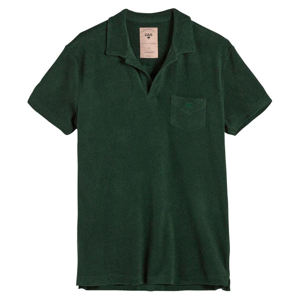 Polos - Oas - Polo Terry Shirt // Solid Green - Stoemp
