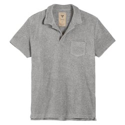 Polos - Oas - Polo Terry Shirt // Grey Melange - Stoemp