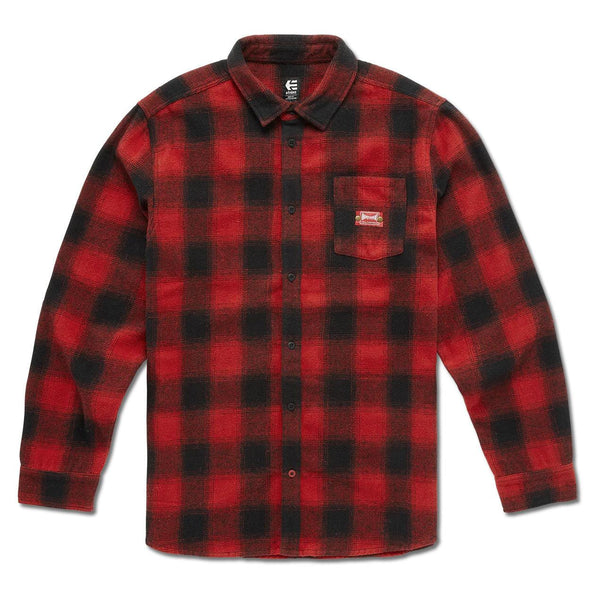 Chemises - Etnies - Independent Flannel // Red - Stoemp