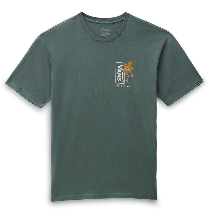 T-shirts - Vans - Trippy Grin Floral SS Tee // Duck Green - Stoemp
