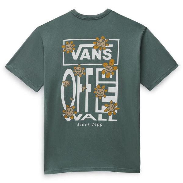 T-shirts - Vans - Trippy Grin Floral SS Tee // Duck Green - Stoemp