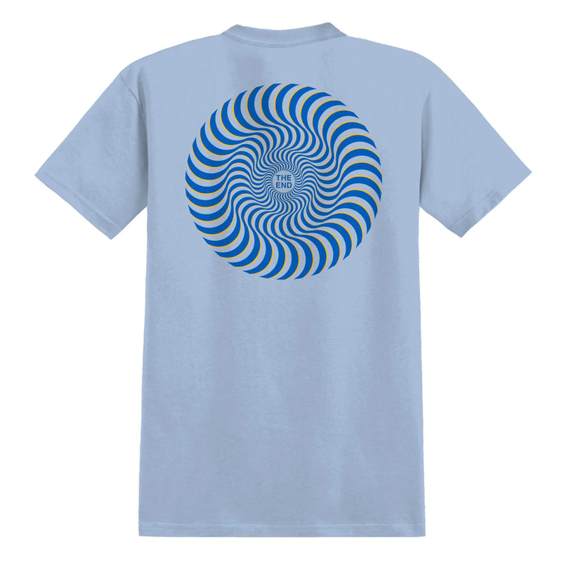 T-shirts - Spitfire - Classic Swirl Overlay SS T-Shirt // Light Blue - Stoemp