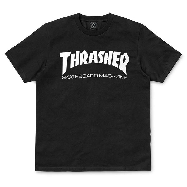 Black SS Tee Skatemag // Black T-shirts Thrasher