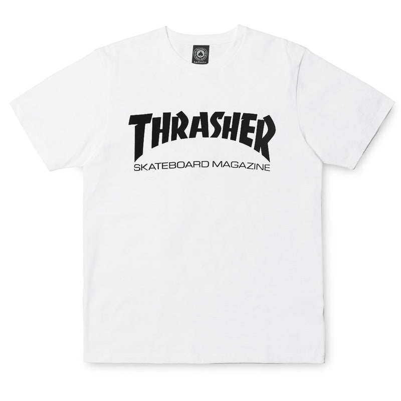 White Smoke SS Tee Skate Mag // White T-shirts Thrasher