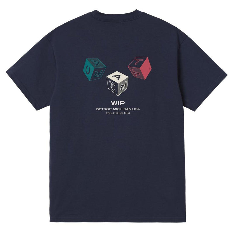 T-shirts - Carhartt WIP - SS Cube T-shirt // Blue - Stoemp