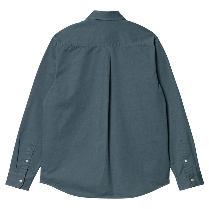 Chemises - Carhartt WIP - L/S Madison Shirt // Storm Blue/Wax - Stoemp