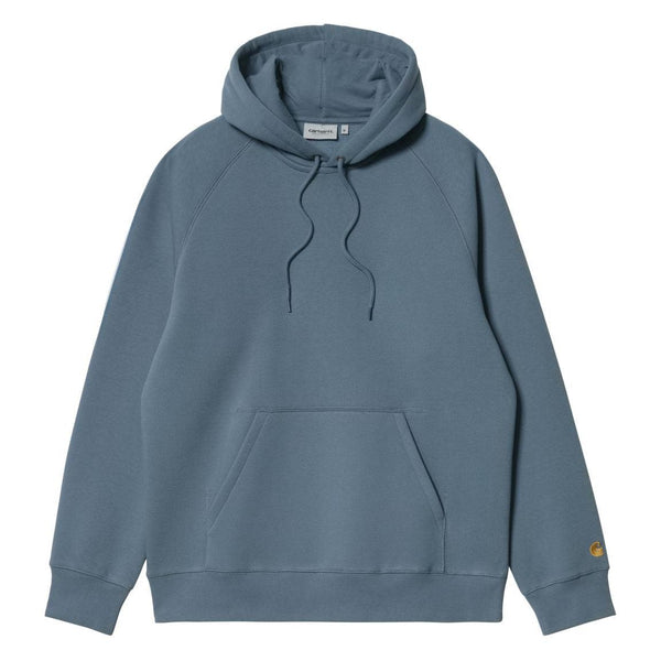 Sweats à capuche - Carhartt WIP - Hooded Chase Sweat // Storm Blue/Gold - Stoemp