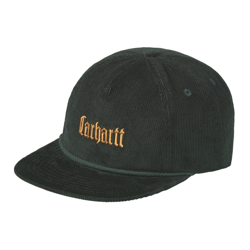 Casquettes & hats - Carhartt WIP - Letterman Cap // Dark Cedar/Ochre - Stoemp