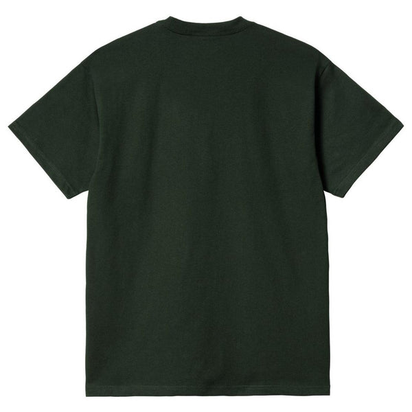 T-shirts - Carhartt WIP - SS Letterman T-shirt // Dark Cedar/Ochre - Stoemp