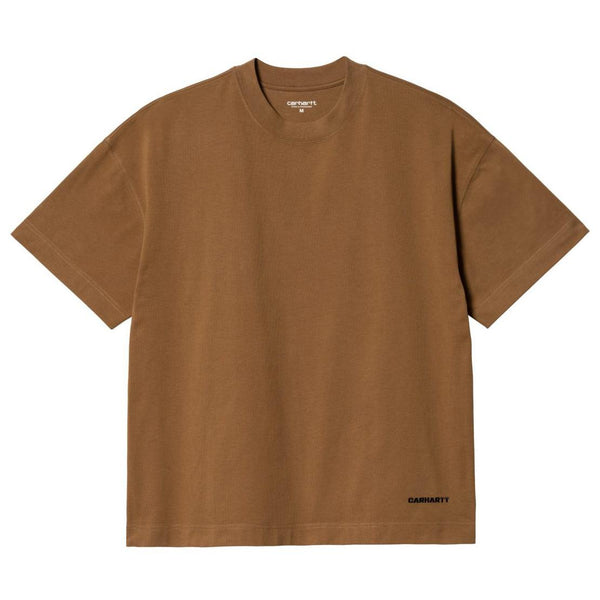 T-shirts - Carhartt WIP - SS Link Script T-shirt // Hamilton Brown/Black - Stoemp