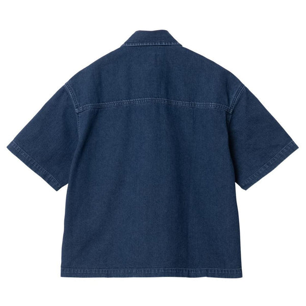 Chemises - Carhartt WIP - W' SS Lovilia Shirt // Blue Stone Washed - Stoemp
