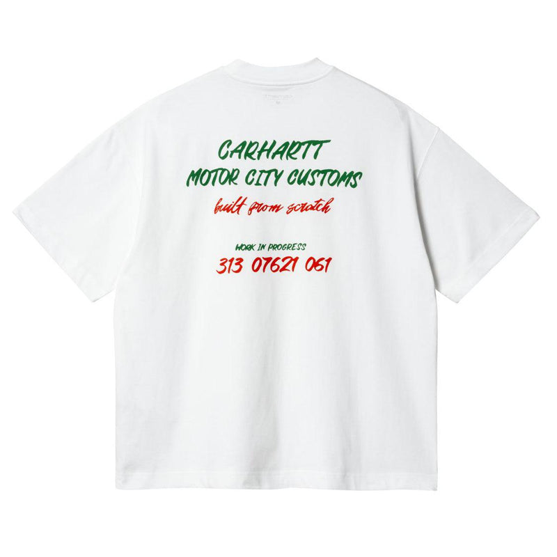 T-shirts - Carhartt WIP - SS Built From Scratch T-shirt // White - Stoemp