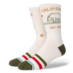 Chaussettes - Stance - California Republic 2 // Offwhite - Stoemp