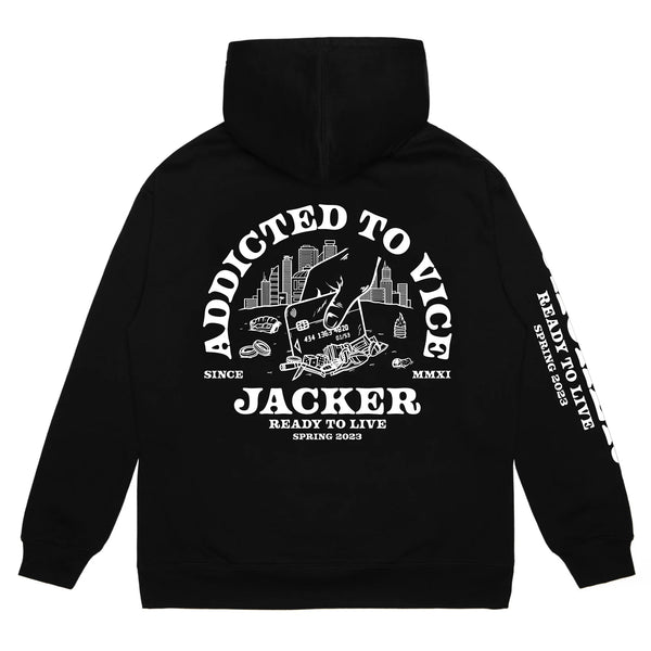 Sweats à capuche - Jacker - Addicted Hoodie // Black - Stoemp